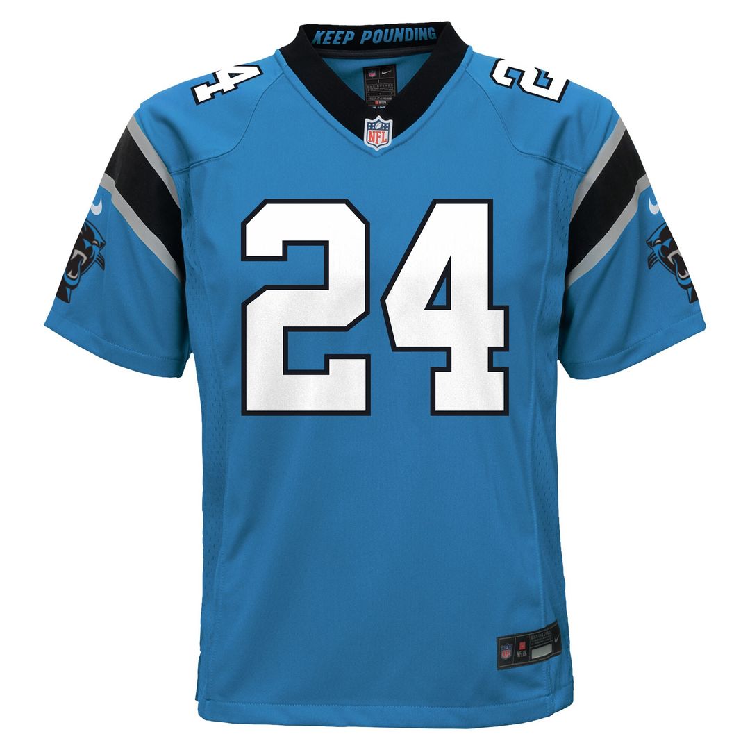 Jonathon Brooks Carolina Panthers Nike Youth Game Jersey - Black Official NFL Team Apparel Football Fan Gear