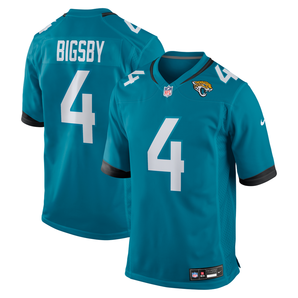 Tank Bigsby Jacksonville Jaguars Nike Game Jersey - Teal Official NFL Team Apparel Football Fan Gear