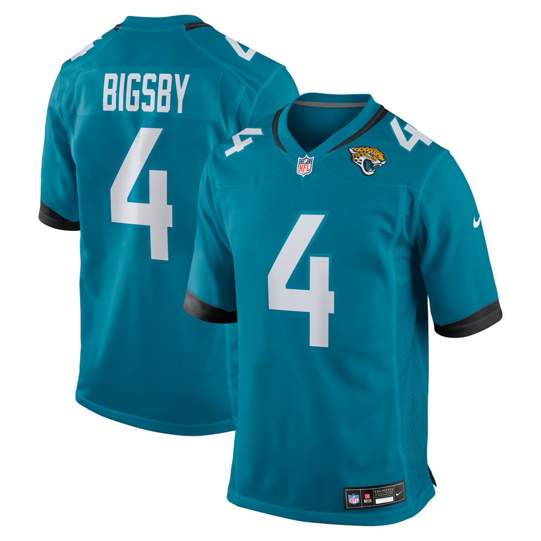 Tank Bigsby Jacksonville Jaguars Nike Game Jersey - Teal Official NFL Team Apparel Football Fan Gear