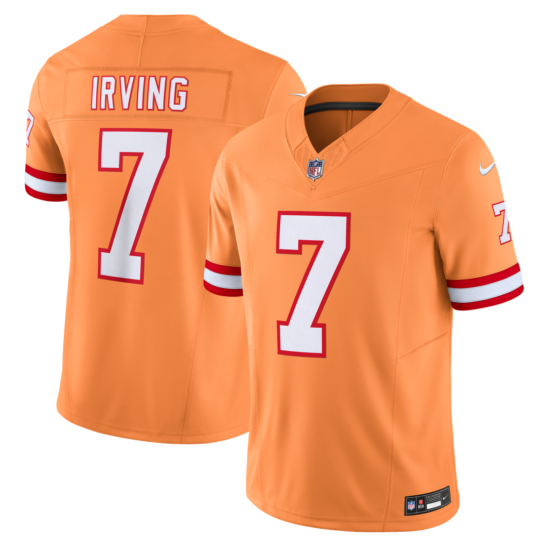 Bucky Irving '76 Tampa Bay Buccaneers Nike Vapor F.U.S.E. Player Limited Jersey - White Official NFL Team Apparel Football Fan Gear