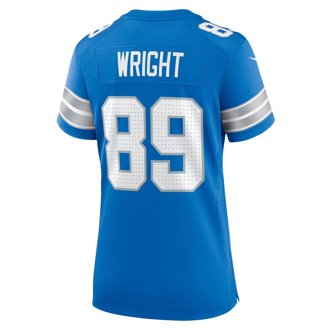 Brock Wright Detroit Lions Nike Women's Team Game Jersey - Blue Official NFL Team Apparel Football Fan Gear