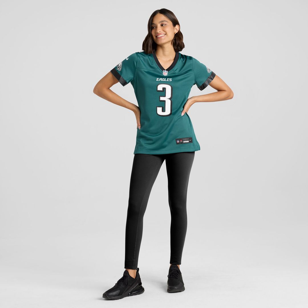 Nolan Smith Philadelphia Eagles Nike Women's Team Game Jersey - Midnight Green Official NFL Team Apparel Football Fan Gear