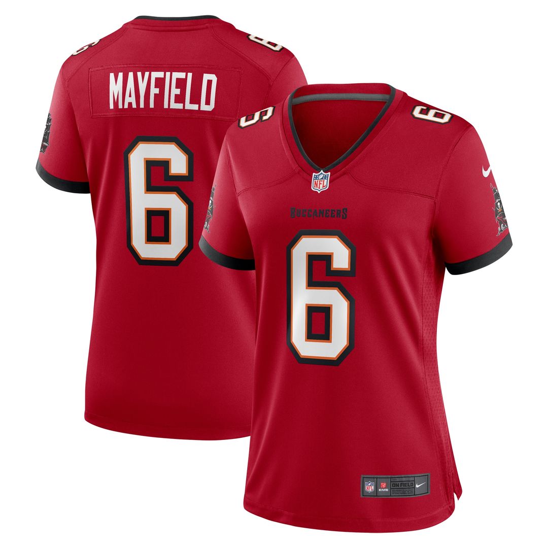 Baker Mayfield Tampa Bay Buccaneers Nike Women's Away Game Jersey - White Official NFL Team Apparel Football Fan Gear