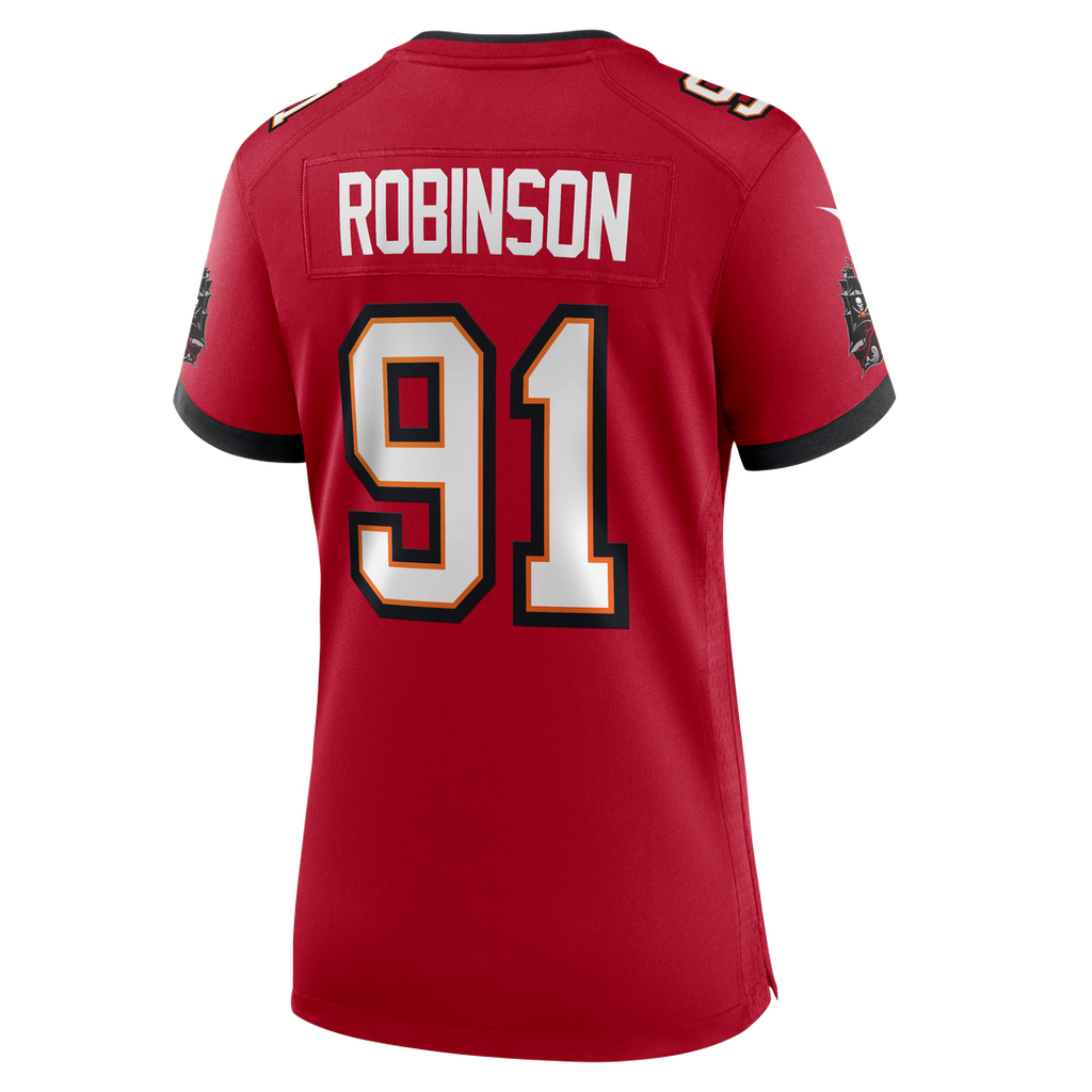 A'Shawn Robinson Tampa Bay Buccaneers Nike Women's Team Game Jersey - Red Official NFL Team Apparel Football Fan Gear
