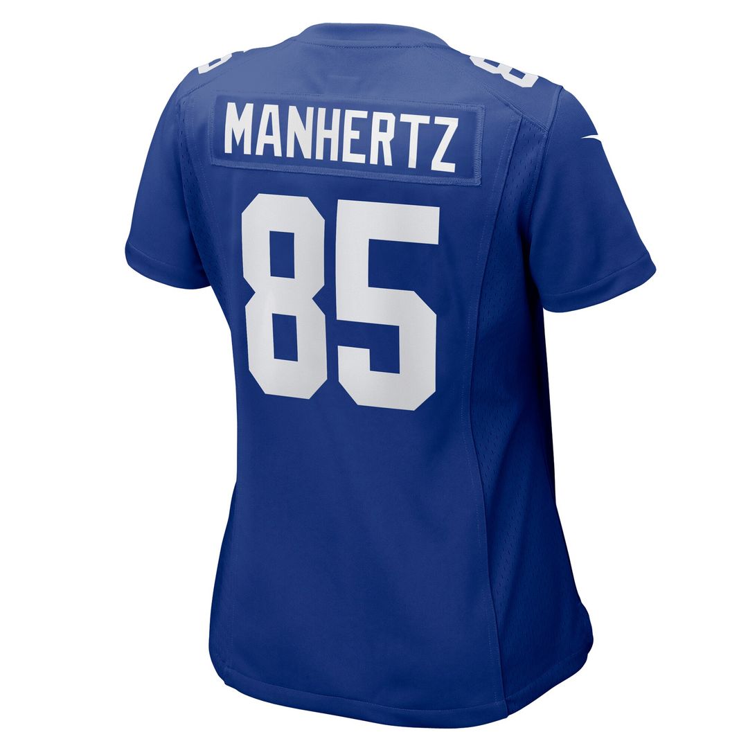 Chris Manhertz New York Giants Nike Women's Game Jersey - Royal Official NFL Team Apparel Football Fan Gear