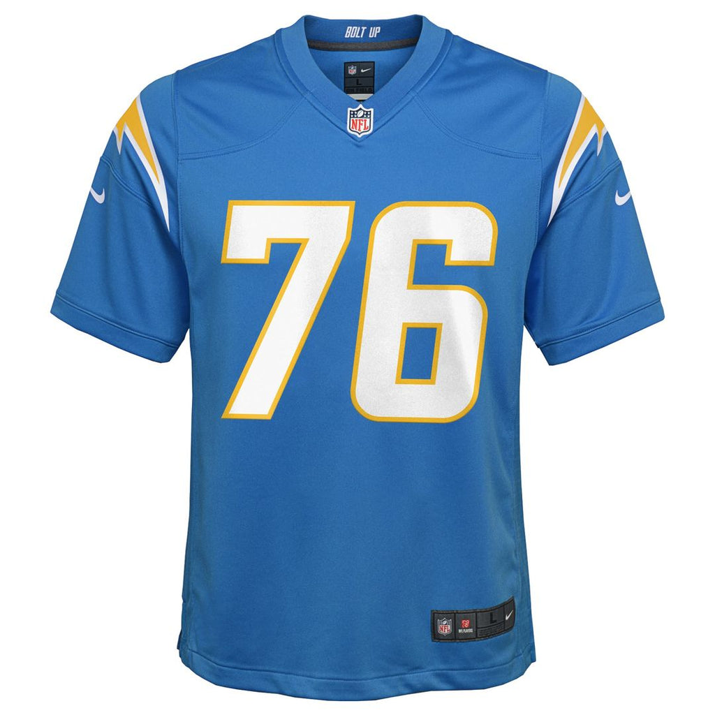 Joe Alt Los Angeles Chargers Nike Youth Game Jersey - Powder Blue Official NFL Team Apparel Football Fan Gear
