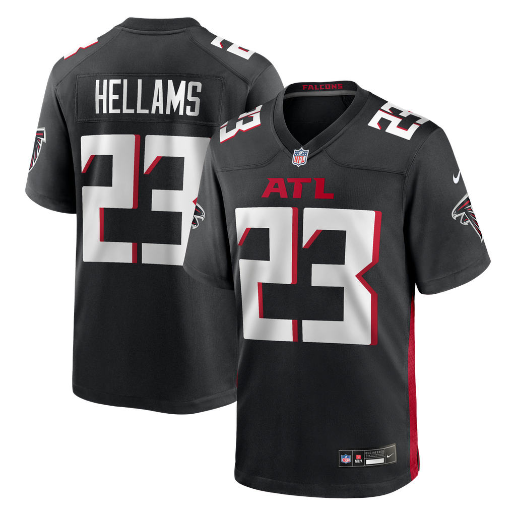 DeMarcco Hellams Atlanta Falcons Nike Team Game Jersey - Black Official NFL Team Apparel Football Fan Gear