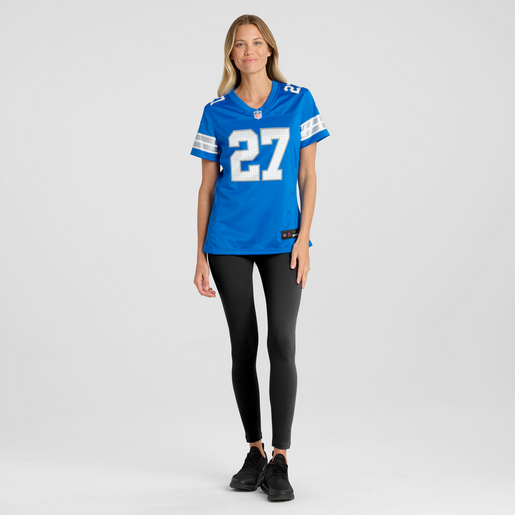 Arthur Maulet Detroit Lions Nike Women's Team Game Jersey - Blue Official NFL Team Apparel Football Fan Gear