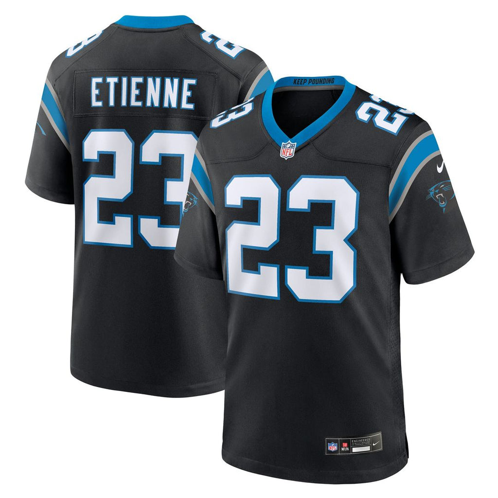 Trevor Etienne Carolina Panthers Nike Team Game Jersey - Black Official NFL Team Apparel Football Fan Gear