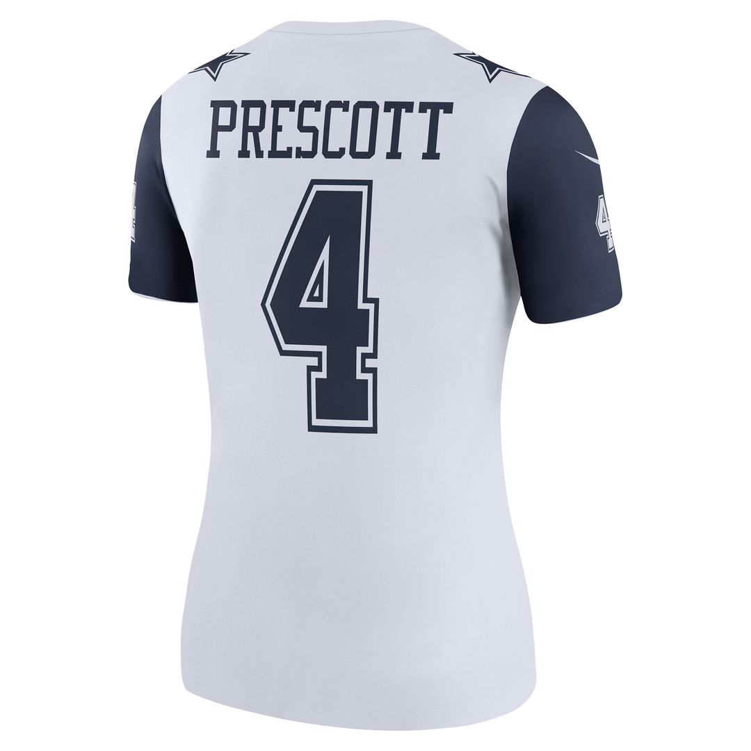 Dak Prescott Dallas Cowboys Nike Women's Legend Player Performance Top - Navy NFL Fan Gear Popular Style