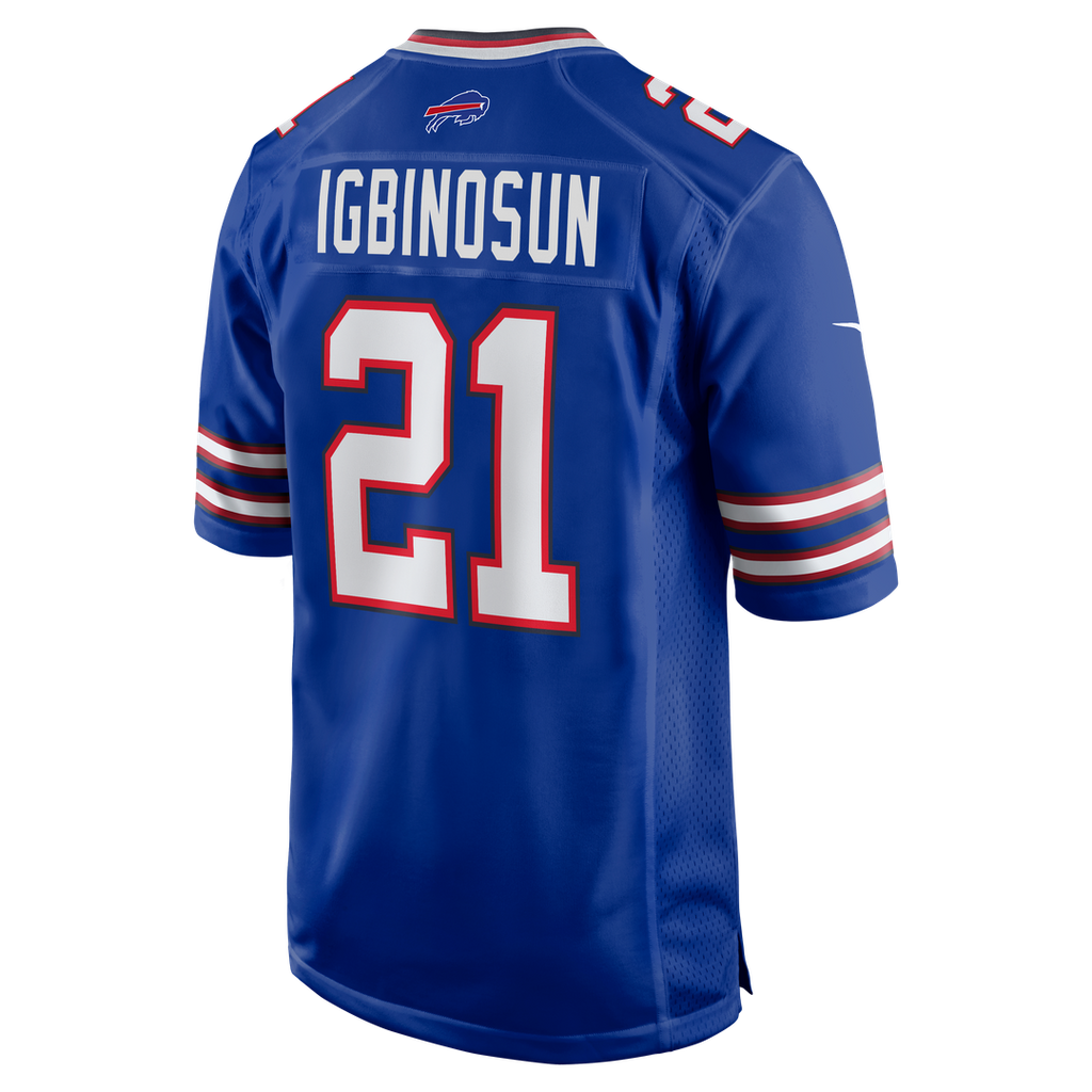 Davison Igbinosun Buffalo Bills Nike Team Game Jersey - Royal Official NFL Team Apparel Football Fan Gear