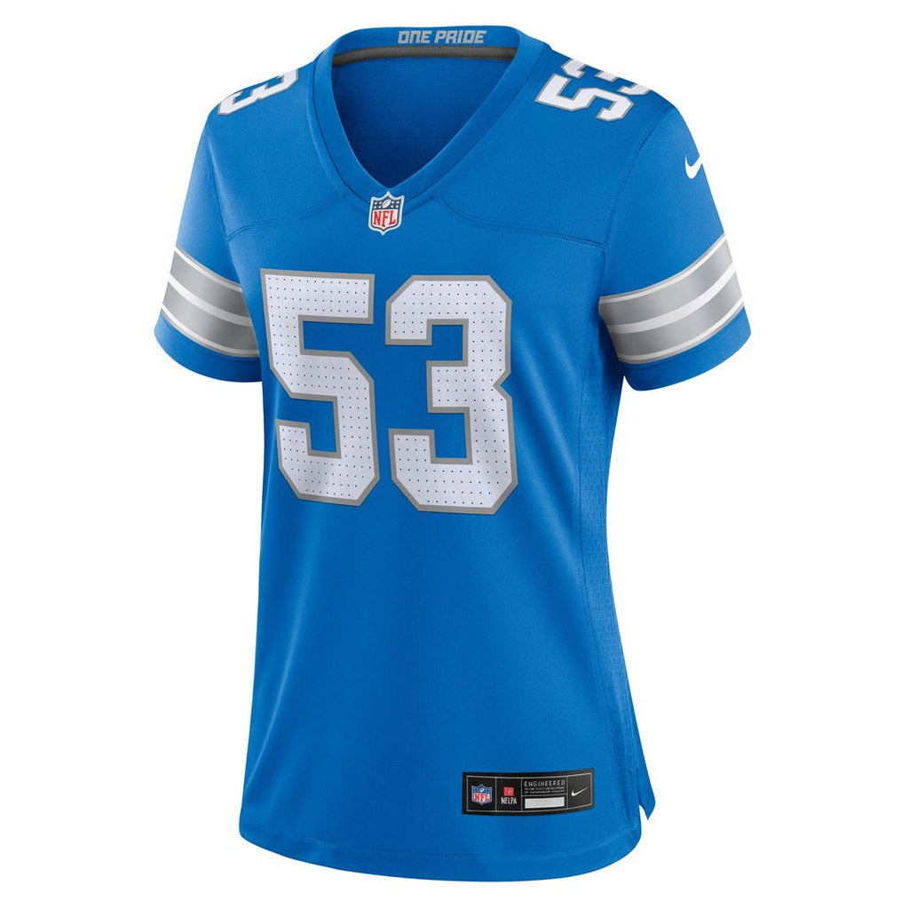 DaRon Gilbert Detroit Lions Nike Women's Game Jersey - Blue Official NFL Team Apparel Football Fan Gear