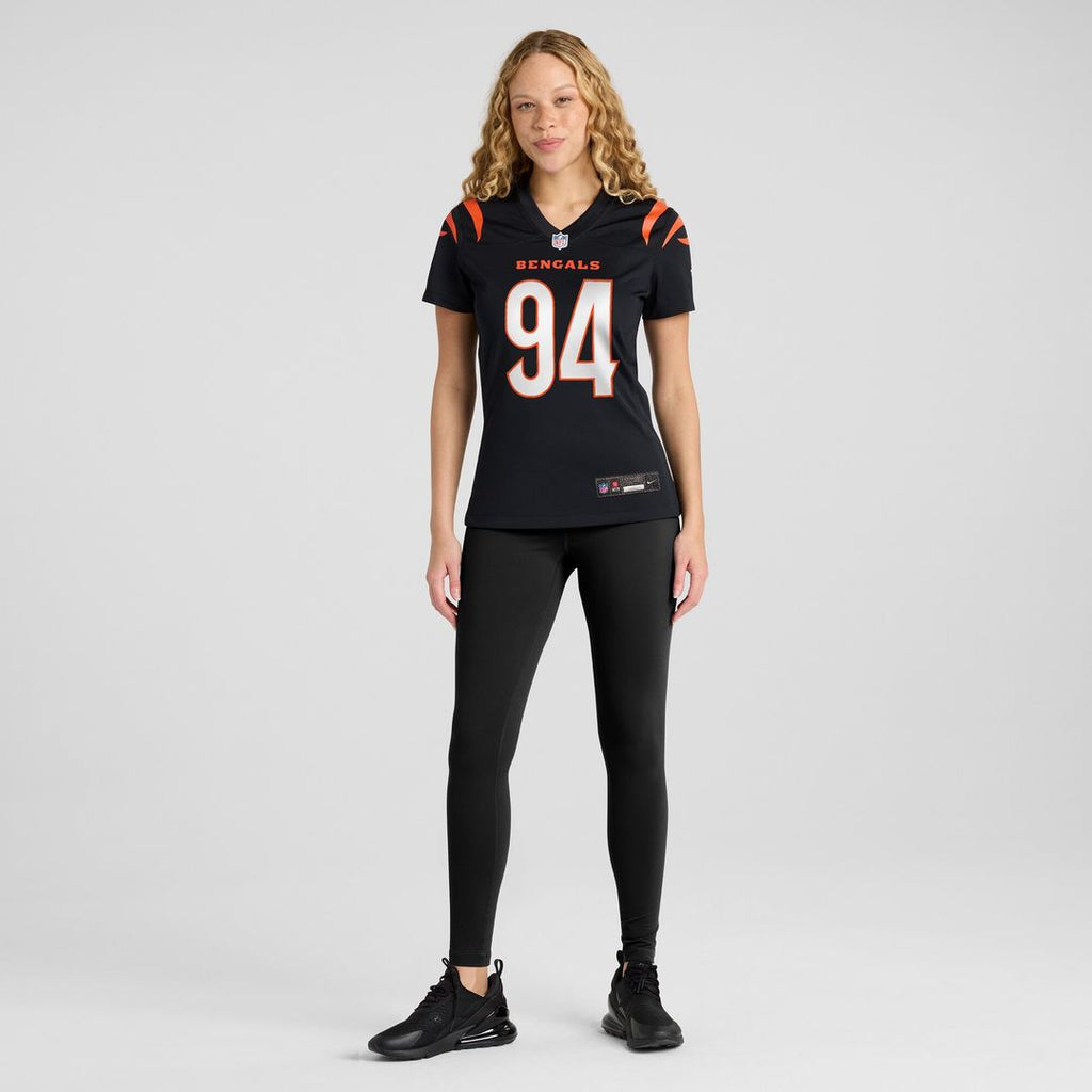Sam Hubbard Cincinnati Bengals Women's Nike Player Game Jersey - Black Official NFL Team Apparel Football Fan Gear